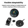 DC7-100V Digital Voltmeter Indicator 12V 24V 36V 48V 72V Waterproof Voltage Tester Battery Capacity Indicator for Car Motorcycle