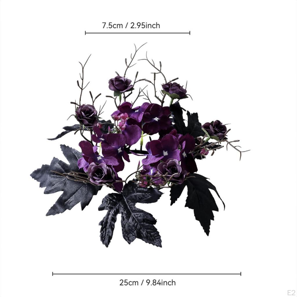 Хэллоуин Венок Кольцо для Свечи Декоративный для Столовой Гостиной Настольный