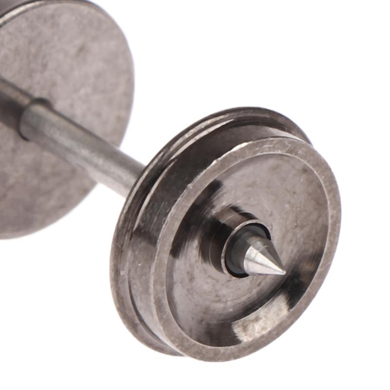 2шт. Шкала Хо 1:87 36-дюймовые металлические колеса для модельного поезда Dc, комплект колес C8724