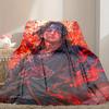 1pc naruto Blanket, Cozy Valentine's Day Blanket, Multi-functional Nap Blanket Available Throughout the Four Seasons