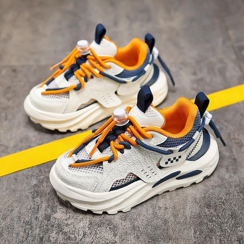 Youth style shoes Kids Breathable Mesh Sneakers Girls Boys Lightweight Non-Slip Running Shoes Outdoor Indoor Sport Footwear
