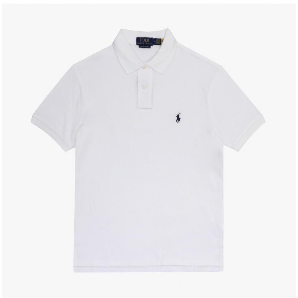 Polo Ralph Lauren 710666998002 Мужское поло из сетки Pony Custom Slim Fit с коротким рукавом