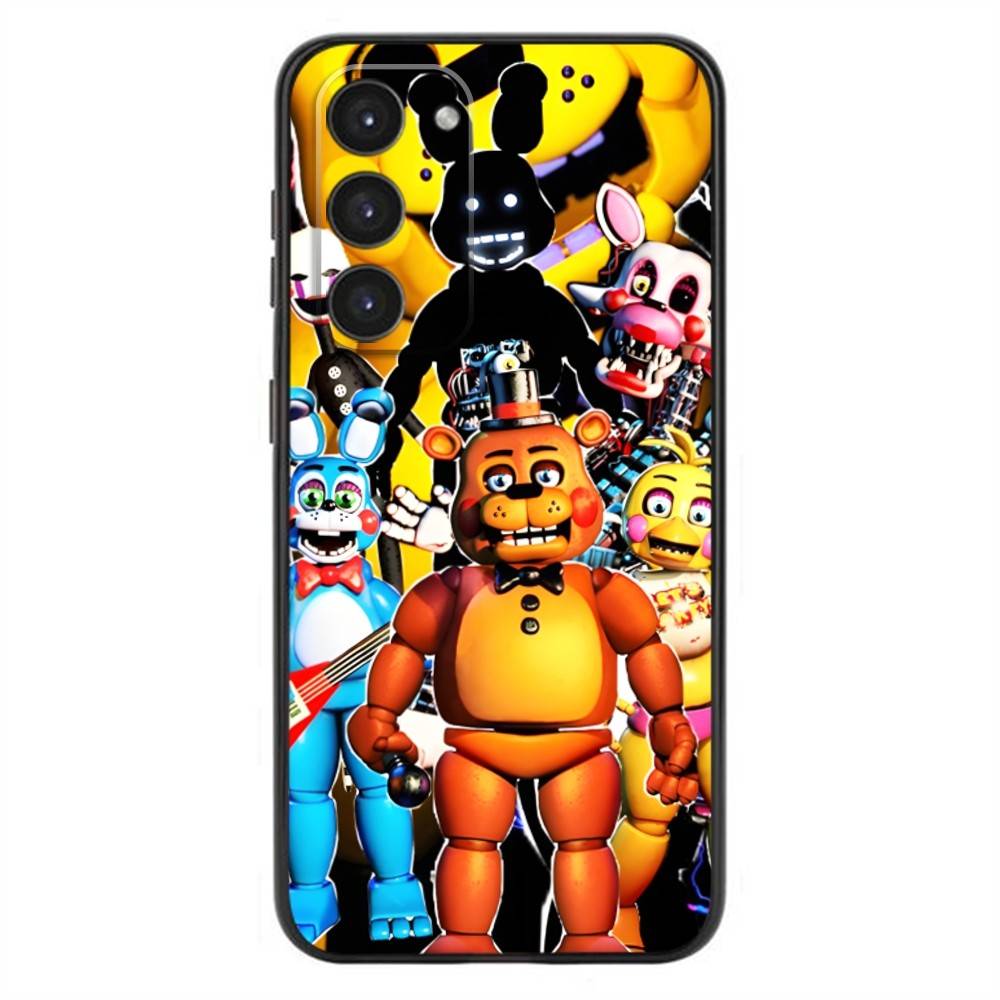 Чехол для телефона Five-Nights-At-Freddys F-Fnaf для Samsung Galaxy A20,21s,22,31,32,52,53,72,73,80,91 Мягкий Жидкий Силикон Черный Чехол