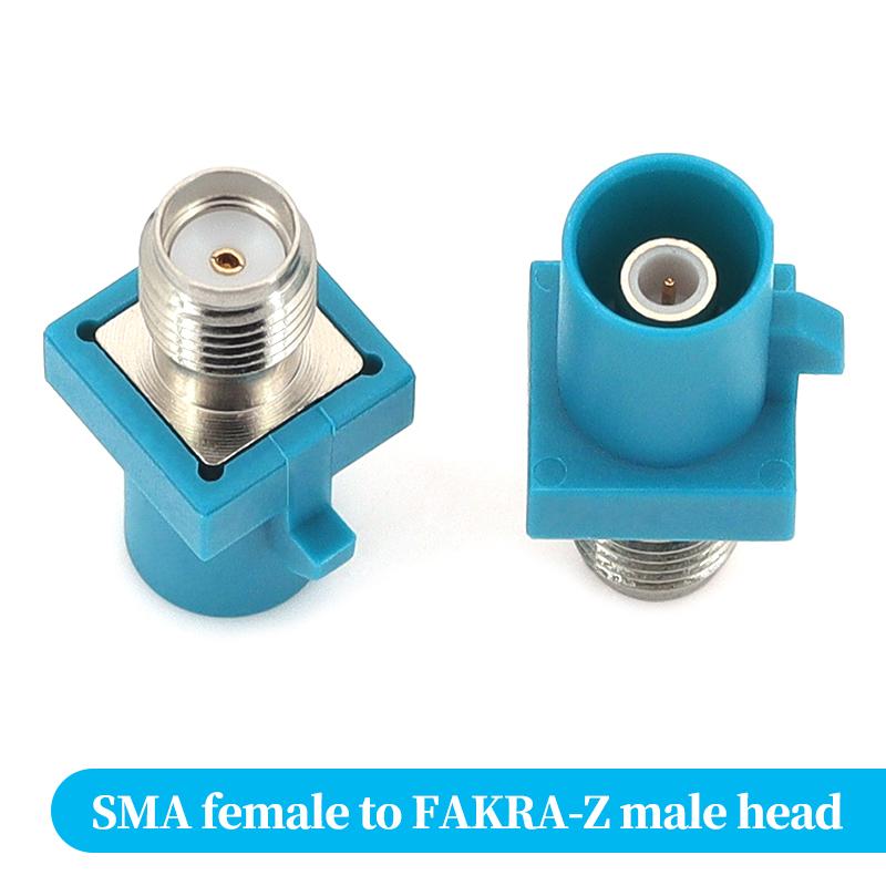 1pcs Fakra-JK/SMA-KJ Automotive Connector Z Universal FAKRA Male/Female SMA male/female head Adapter GPS