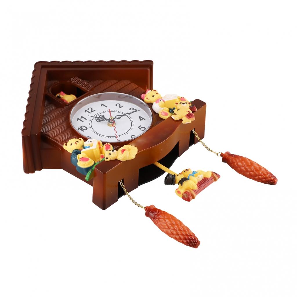Functional Art Wall Mounted Cuckoo Pendulum Clock for Decor Lovers