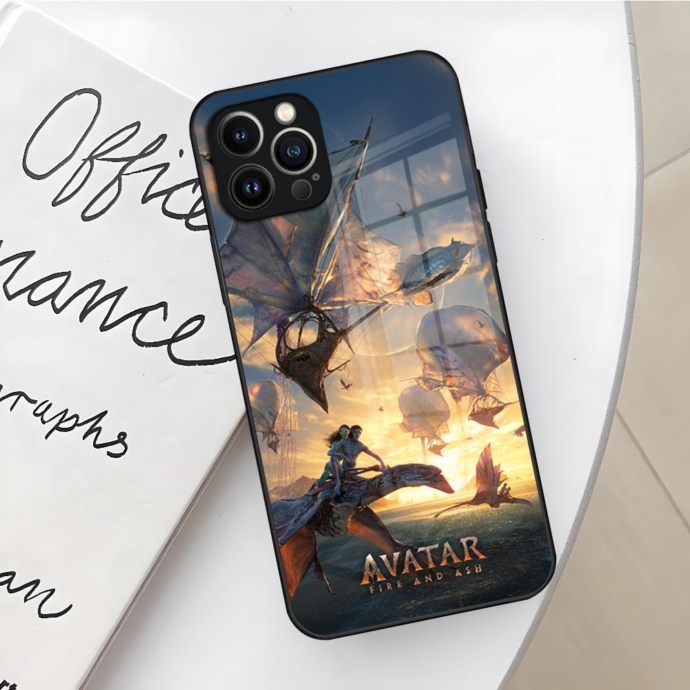 Чехол для телефона Аватар Путь воды для Iphone 17 16 Air 15 14 12 11 13 Pro Max Mini X Xr Xs Se Puls стеклянный Чехол