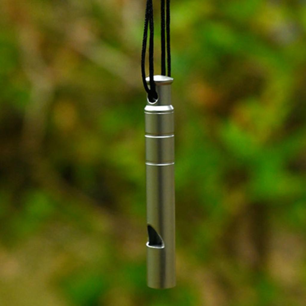 Outdoor Emergencies Whistles Portable Signal Whistles With Lanyard Training Whistles for Camping Hiking Sports