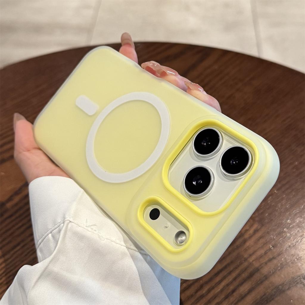 Матовый желе-чехол 2-в-1 Apple 17 модный чехол для мобильного телефона для iphone15 противоударный простой защитный чехол 16