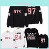 Bts в Kpop Bloom Jumper Худи Свитшот Худи Пуловер Костюмы