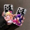 Ай Хосино - Чехол для телефона Oshi No Ko Для iPhone 17 16 15 14 13 12 Pro Max Узор из шелковой ткани Разноцветная Глянцевая Крышка