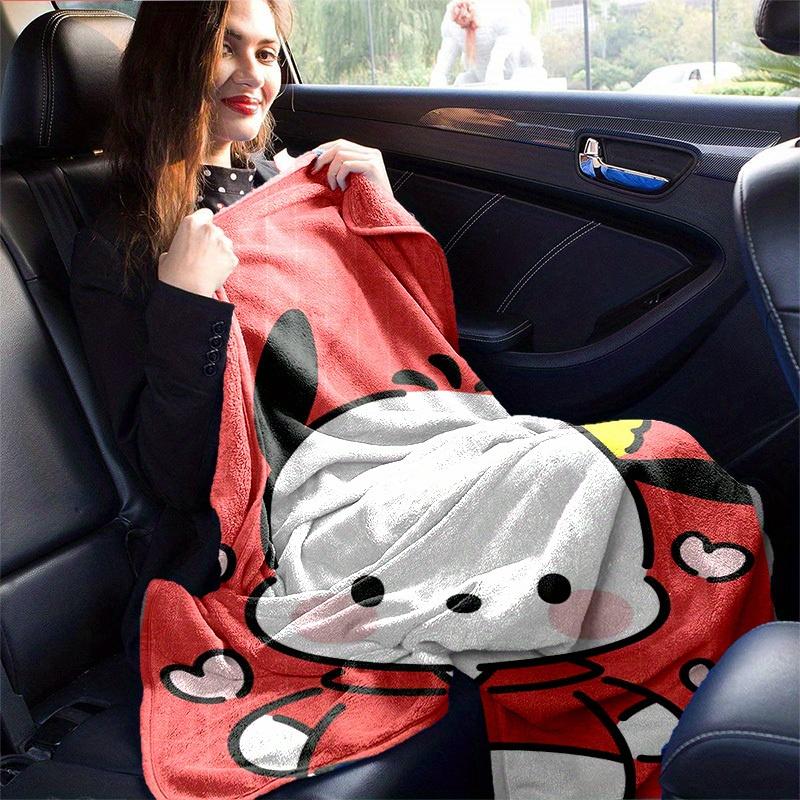 1pc. Cute Cartoon Animal Print Blanket - Perfect for Home Office Outdoor Gift Suitable All Seasonsz041799