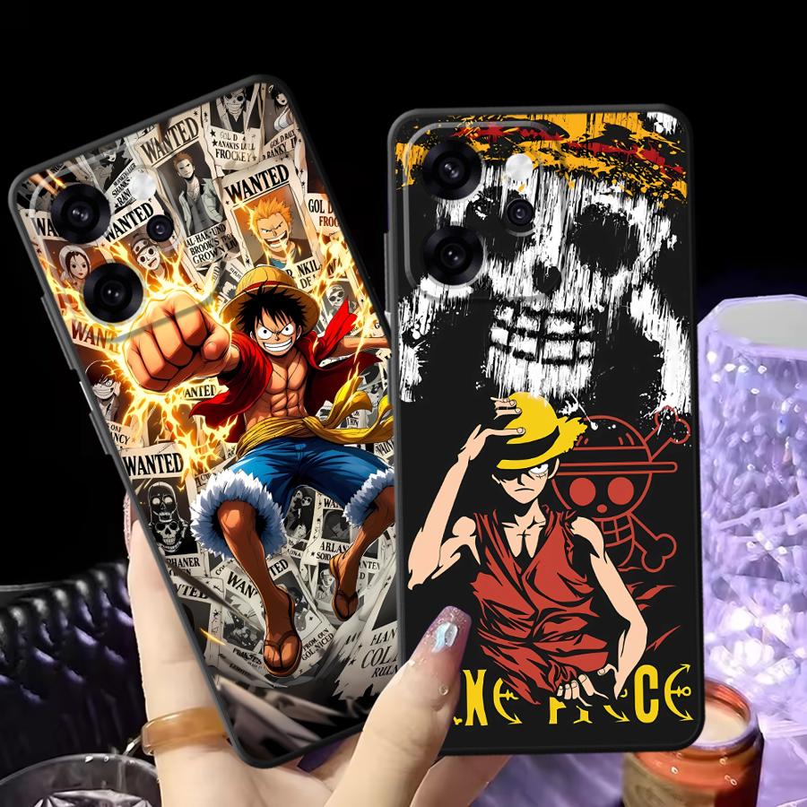 Чехол One Piece Луффи для Oppo A83 A78 A93 Reno 4F 5 6 7 8 10 11 14 A76 A96 A98 F9 F11 F29 A84 A74