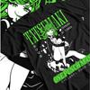 2026 Новая футболка Tatsumaki One Punch Man Аниме Манга Злодей Кавайная Забавная Футболка Женская с Круглым Вырезом с Коротким Рукавом