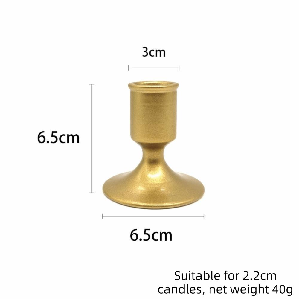 Metal Taper Candlestick Holders Gold Silver Candle Stands Elegant Candle Holder  Home Decoration