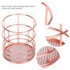 2Pcs Hollow Design Pen Holder Rose Gold Storage Container Hollow Pen Holder  Chopsticks Container