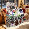 Custom Name Personalized Dandy's World Print Blanket, Home Decor, Bedroom, Sofa, Camping, Couch, Gifts for Birthday Christmas