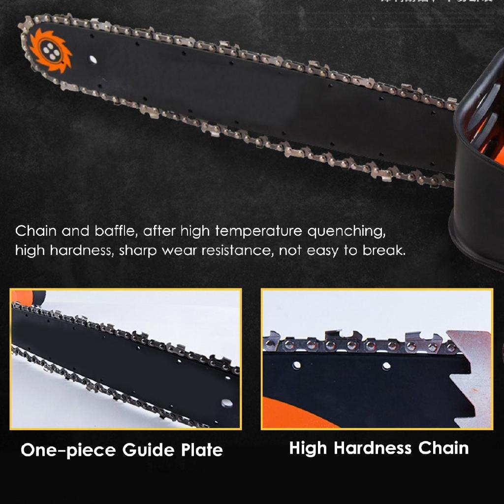 Electric Chainsaw Wood Cutting Saws Grinding Bar Machine 1600W Handheld Woodworking Tool Multifunction Garden Tools 220V