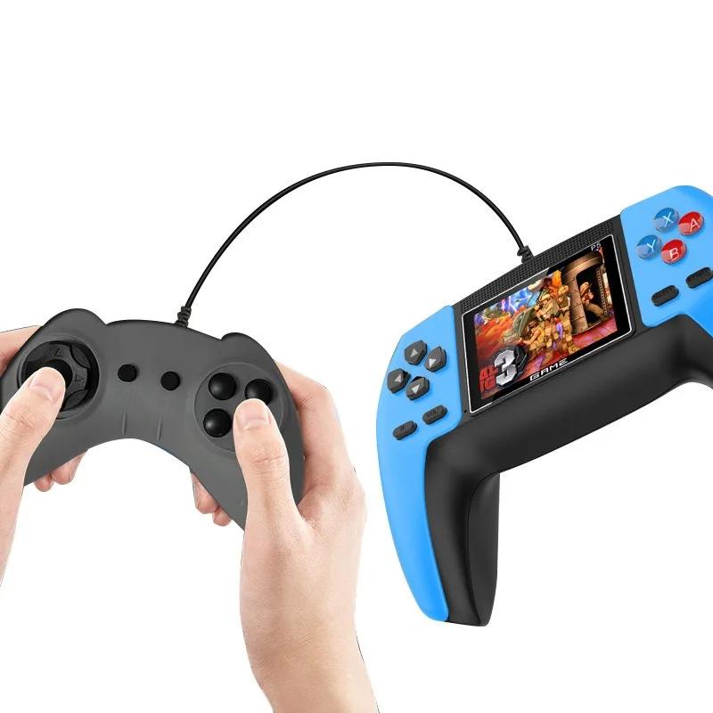 Игровая консоль P5 Портативная со встроенными 520 играми Игровая консоль Контроллер 2,4-дюймовый ЖК-дисплей Ностальгическая Классическая Ретро Мини Портативная игровая консоль