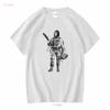 BOBA APE FETT Футболка MASH UP Планета Мандо Обезьяны это путь винтажная Стирка Мягкая мужская Топ для повседневной носки Стильный Унисекс