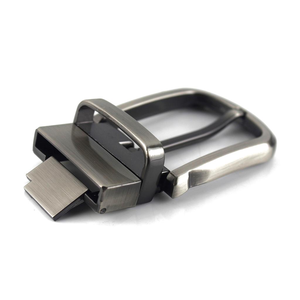 Men's Belt Head Pin Buckle Zinc Alloy Buckle Head Factory Spot Direct Batch 38mm Durable Pants Belt Buckle