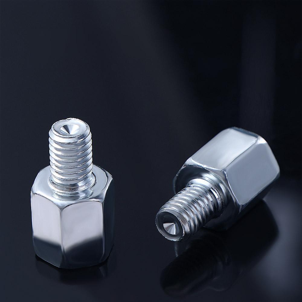 8mm 10mm Thread Reducer Rear Mirror Adapters Scooter Motorcycle Rearview Mirror Conversion Screw
