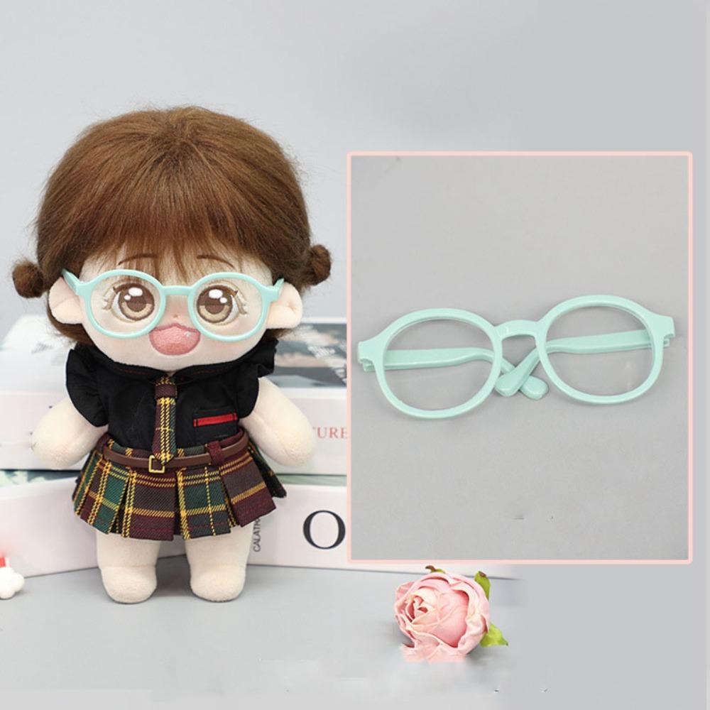 Cute Doll Glasses Fashion Crown Eyeglasses High Quality Accessories 20cm Cotton Dolls