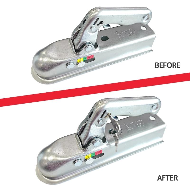 Ключевой Замок Безопасности Медная Конструкция Защита от Кражи Подходит Для Грузовиков-Прицепов Водных Судов Сверхпрочная Погодоустойчивая Конструкция
