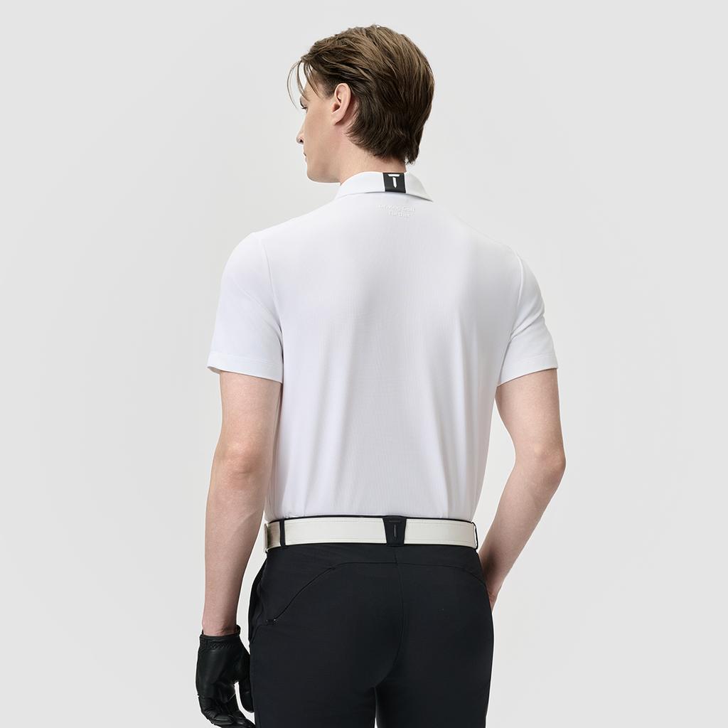 Новая мужская рубашка поло из серии FILA Golf, нефритово-белая A11M525127F-WT