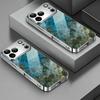 Стекло с гальваническим покрытием чехол для телефона подходит для iphone 17  16  15  14  13  12  11pm Pro Plus и других моделей телефонов.