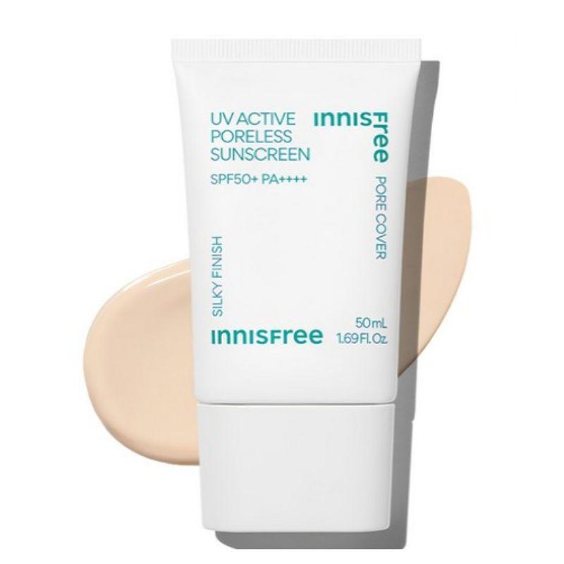 Innisfree Активный от УФ-лучей солнцезащитный крем без пор SPF50+ PA++++ (50мл, 1 шт.)