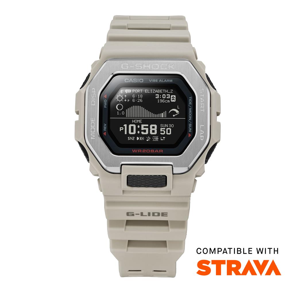 Casio Мужские часы G-SHOCK из нержавеющей стали, водонепроницаемость 200 м, цифровые, ударопрочные, кварцевые, GBX-100-8
