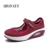 Women's Summer Fashion Casual Breathable Lightweight Comfortable Slip-on Air Cushion Walking Sneaker