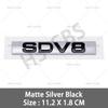 3D ABS HSE Luxury Badge SCV6 SCV8 SDV6 SDV8 Rear Trunk Emblem Car Fender Stickers For  Discovery Velar Range Rover