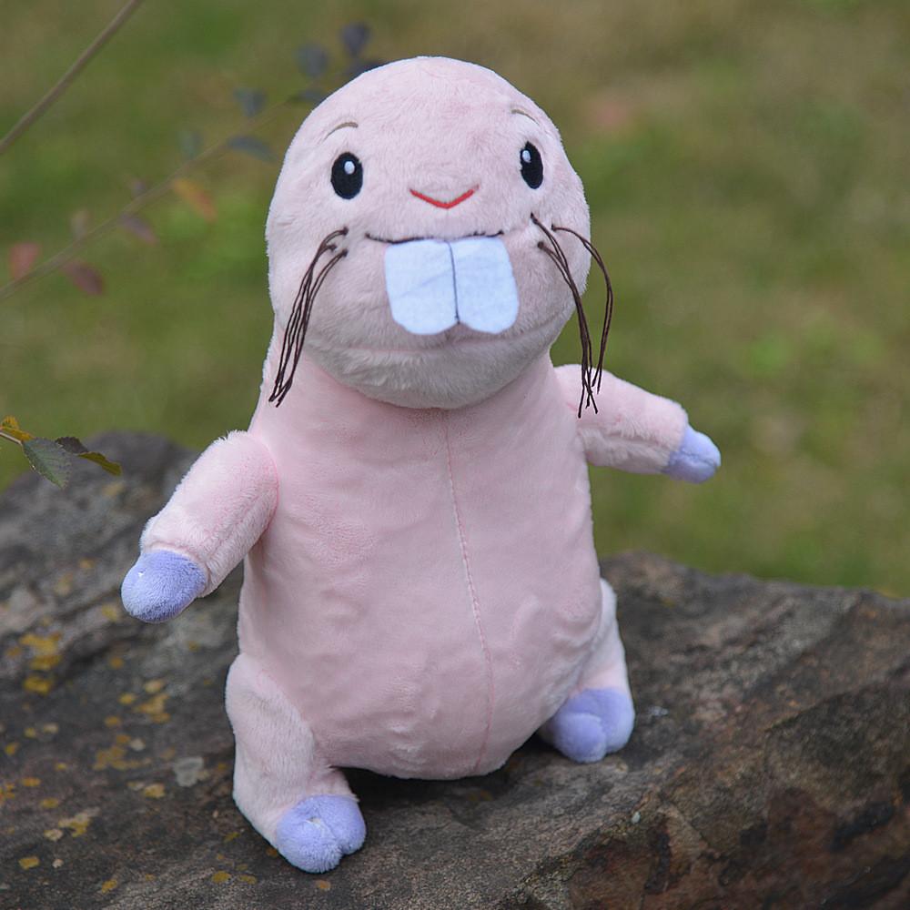 Big Pink Teeth Marmot Plush Toy Cartoon Stuffed Animal Doll Cute Decoration