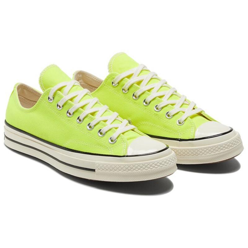 Converse 1970-е 1970-е Удобные и универсальные низкие парусиновые кеды Унисекс 'Venom Lemon'