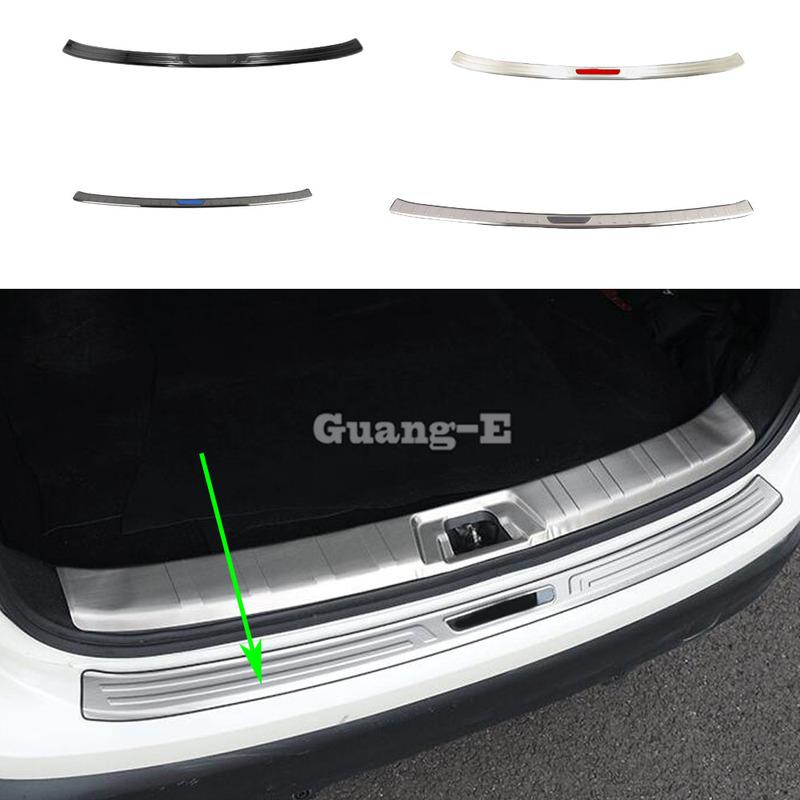 Cover Stainless Steel Outside Rear Bumper Trim Plate Trunk Frame Threshold Pedal For Nissan Qashqai j11