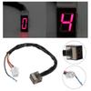 Motorcycle Gear Indicator, Universal Waterproof LED Digital Gear Indicator Speed Shift Clutch Lever Sensor Accessory