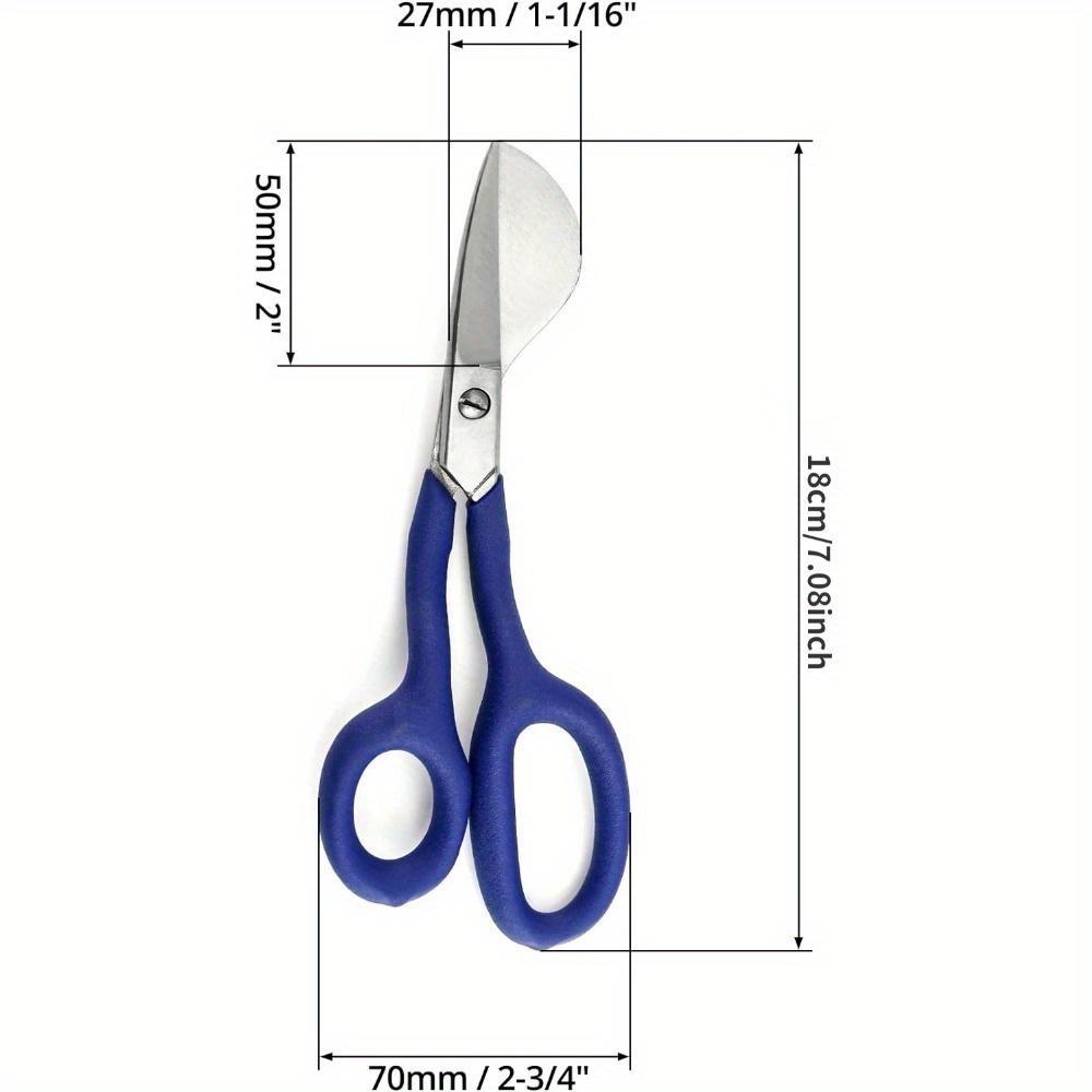 1Pc/2Pcs Duckbill Shears, Duckbill Applique Scissors, for Carpet Pile, Carpet Punch Duckbill Scissors Tufted Carpet Wool Scissors Poke