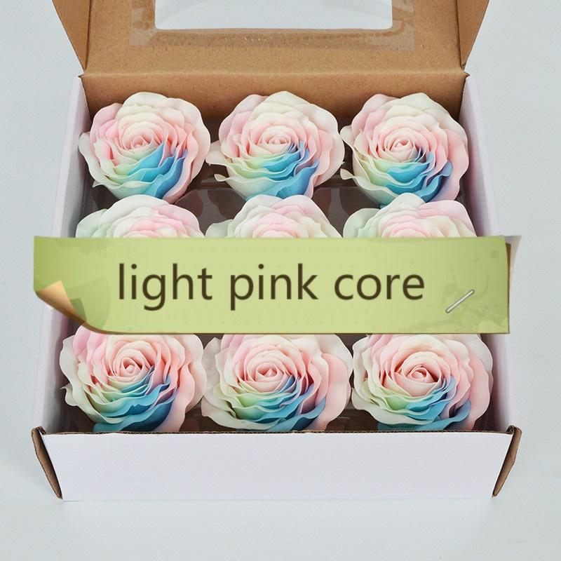 9 шт. красочное светящееся мыло с головкой розы, цветок, вечный цветок, креативный букет, подарок на день Святого Валентина