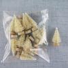 DIY Artificial Mini Wooden Christmas Trees Sisal Silk Cedar Tower Pine Small Christmas Trees Tabletop Ornament Árvore De Natal