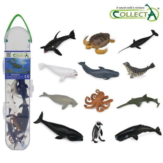 Collecta Mini Marine Animal Figures 12-piece Set No. 2, Popular Toys In Korea