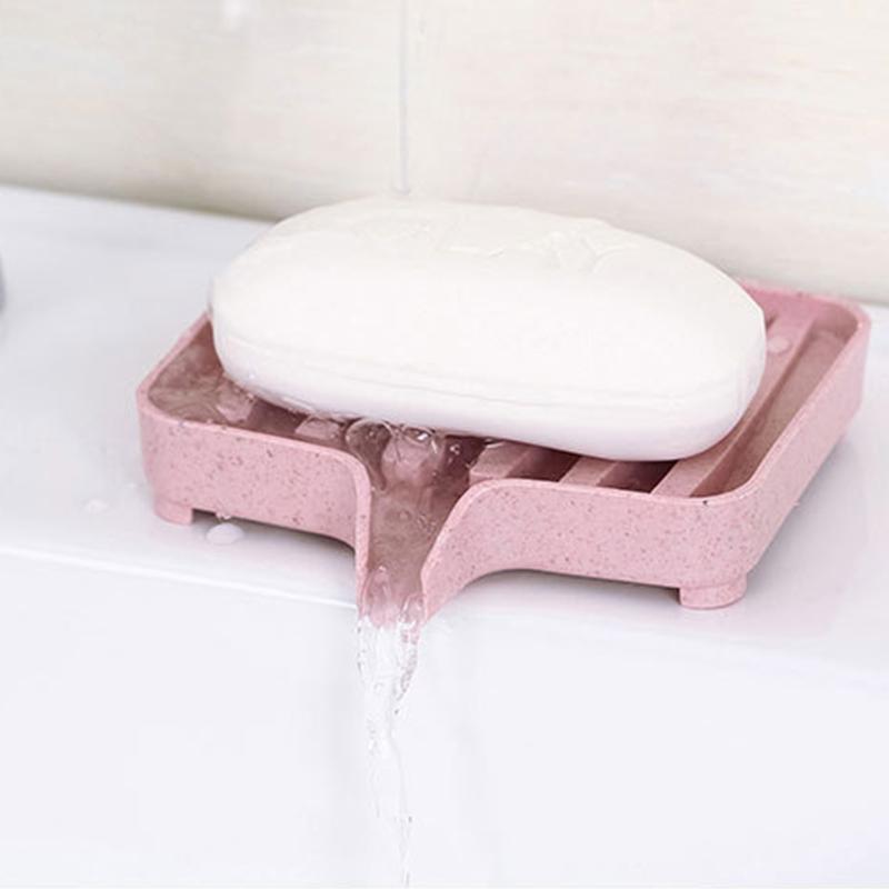 Поднос для ванной комнаты. Держатель для хранения мыла. Экологически. Домашняя жизнь. Нескользящий портативный органайзер из пшеничной соломы. Аксессуары. Дренируемая коробка для мыла. Ювелирные изделия.