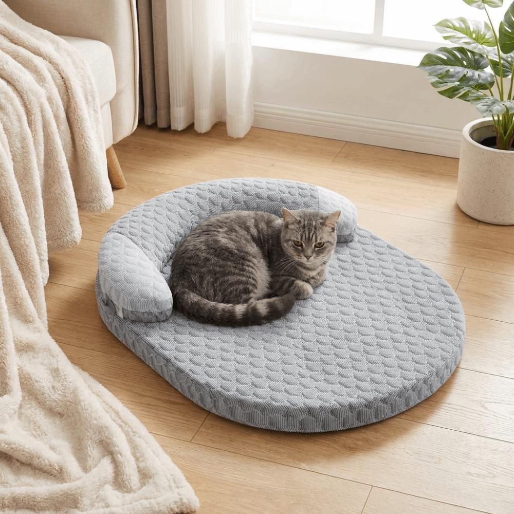 Removable Pet Cooling Mat Breathable Cooling Sleeping Pad Dog Sleeping Mat Living Room