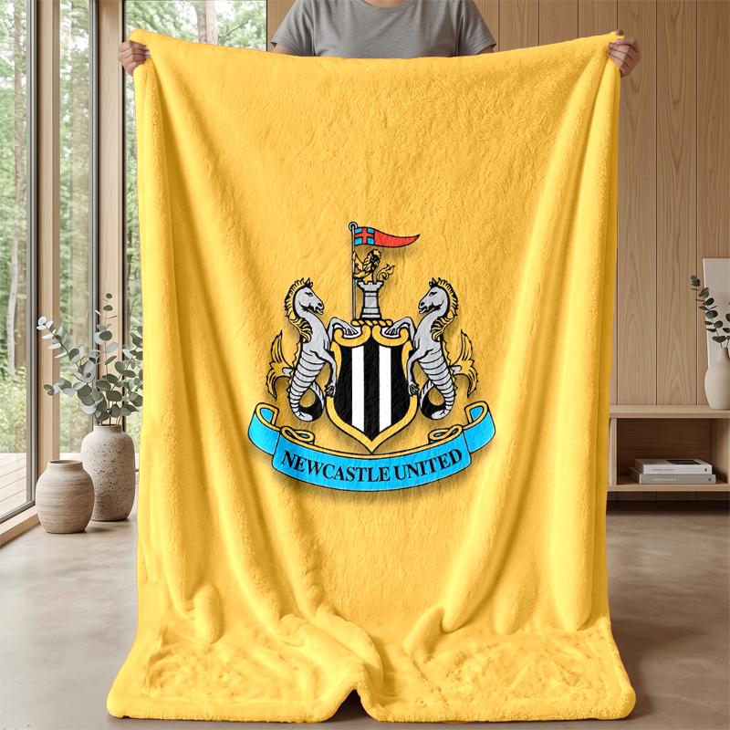 Newcastle United Theme blanket Soft Flannel Fleece Blanket Warm Lightweight Throw Blanket for Home Sofa Bed