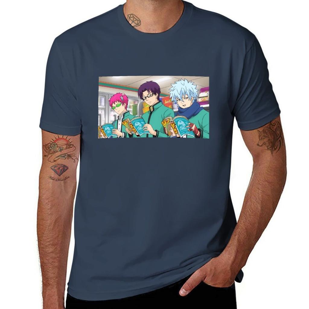 Saiki Kuboyasu Kaidou TShirt sweat graphics quick drying animal prinfor boys plain t shirts men