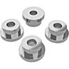 CNC Solid Billet Handlebar Riser Bushings Compatible With Harley Softail Dyna Sportster 1984-2016,Low Rider,Street Bob,CVO,Super Glide,Wide