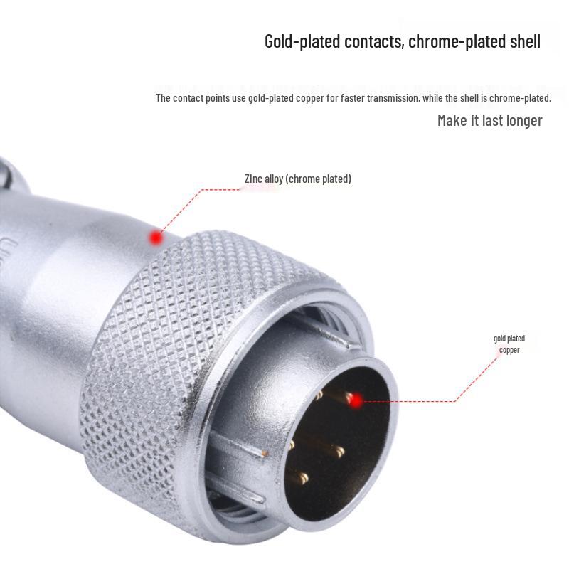 WEIPU WS16 Air Mating Circular Connector, 2-10 Pin.