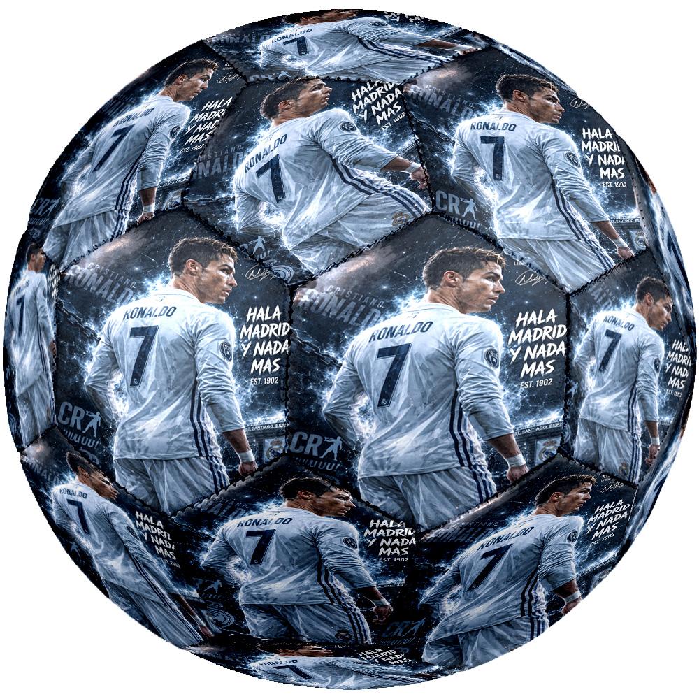 Ronaldo's Champion Mindset: Ronaldo's Journey Size 5 Soccer Ball Machine-Stitched Indoor/Outdoor Universal Football perfect gift for sports enthusiast