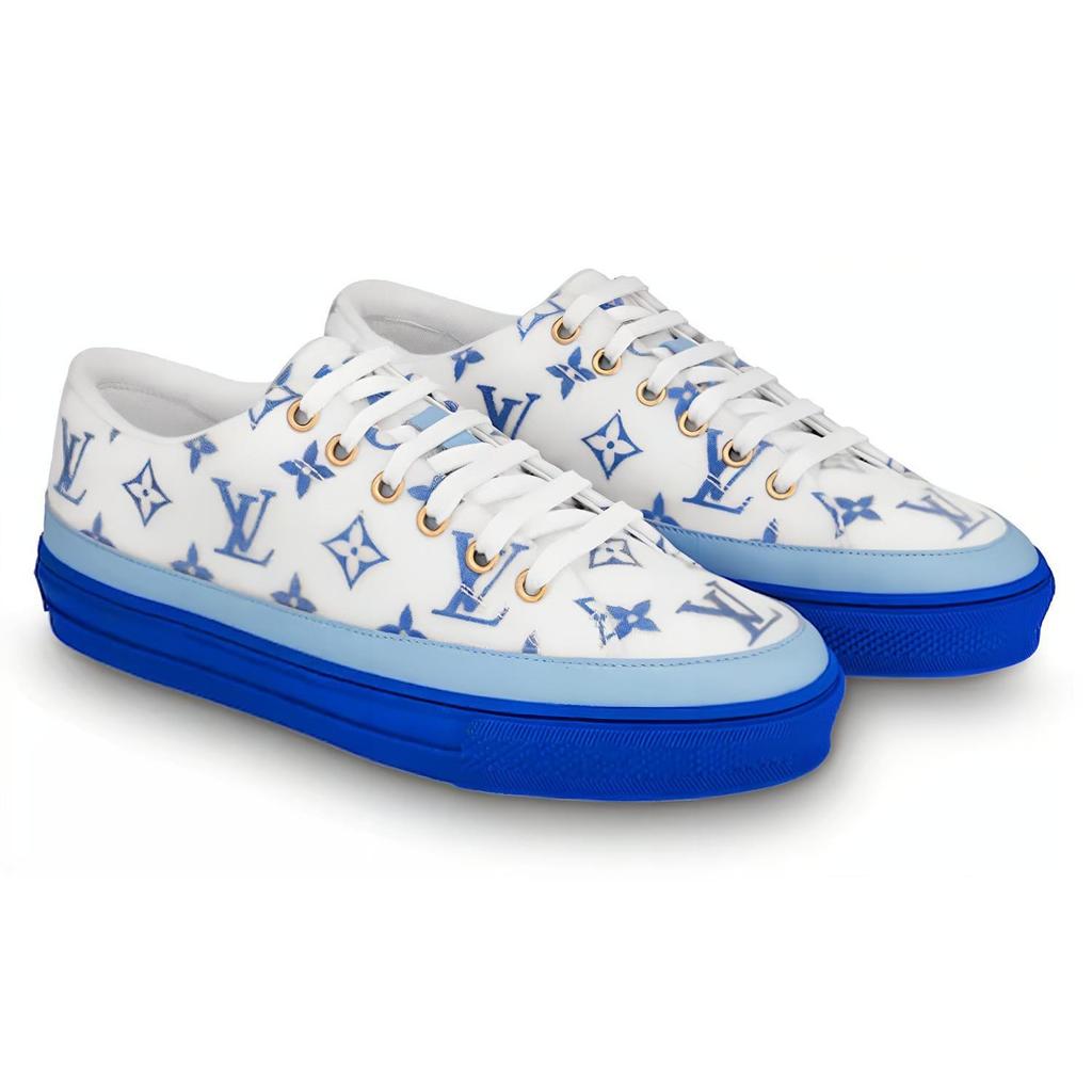 Louis Vuitton Кроссовки Louis Vuitton Stellar Низкие Белые/Синие Женские 1A65U