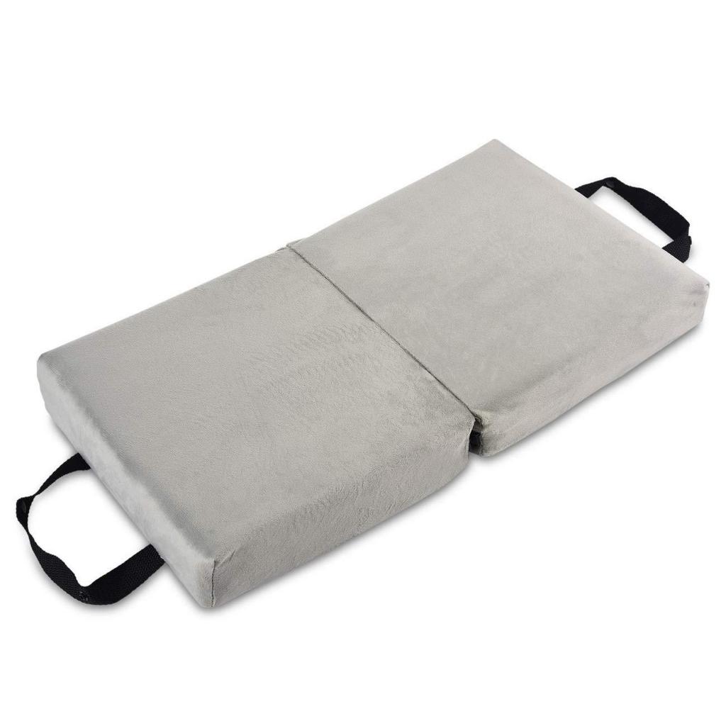 Memory Foam Kneeling Pad Portable with Carrying Straps Supportive